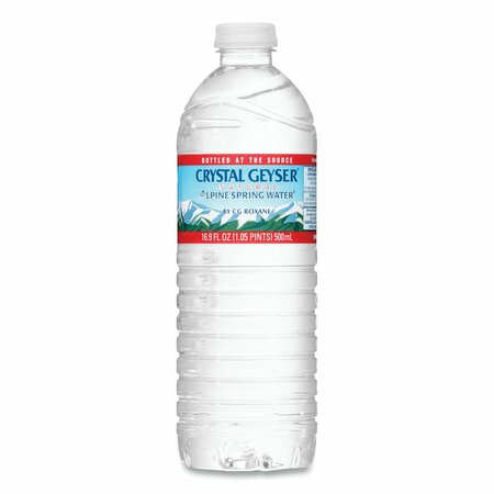 CRYSTAL GEYSER Alpine Spring Water, 16.9 oz Bottle, 35PK 35001